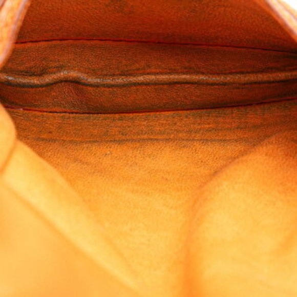 Hermes Dogon Wallet Orange Taurillon Clemence s - Picture 6 of 8